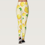 Fresh Yellow Lemons Leggings<br><div class="desc">Fresh Yellow Lemons</div>