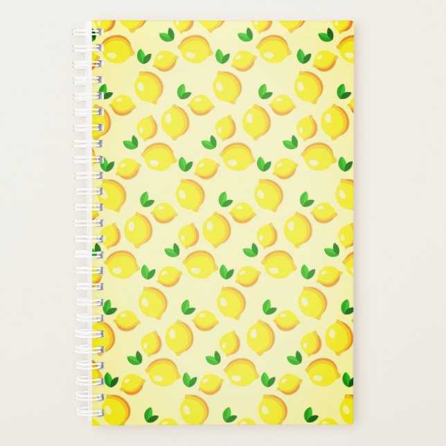 Fresh Yellow Lemons - Planner (Front)