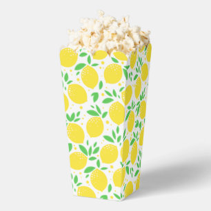 Fresh Yellow Lemons Popcorn Box