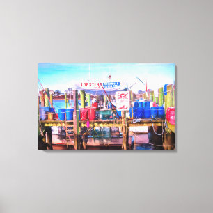 Freshest Seafood Canvas Print