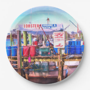 Freshest Seafood Paper Plate