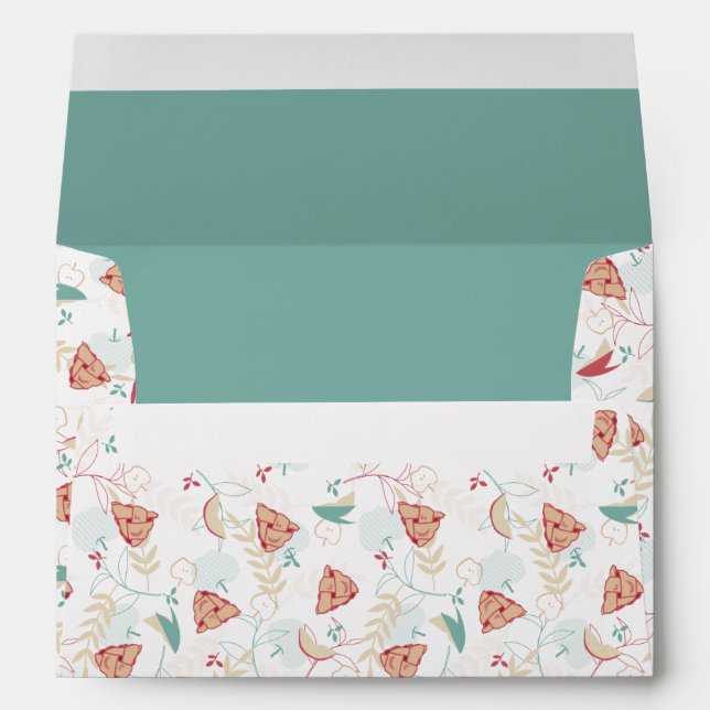  Freshly Baked Apple Pie Pattern Envelope (Back (Bottom))