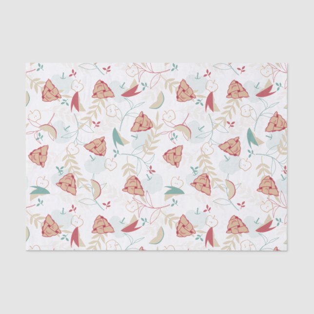  Freshly Baked Apple Pie Pattern Tissue Paper (Front)