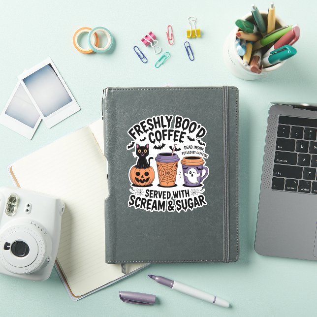 Freshly Boo'd Coffee Halloween (iPad Cover)