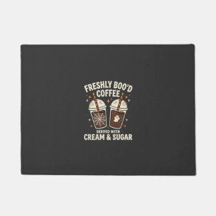 Freshly Bood Halloween Coffee Doormat