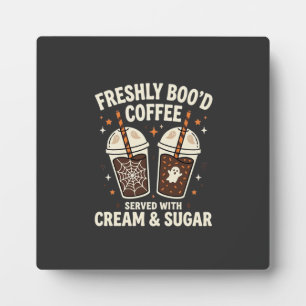 Freshly Bood Halloween Coffee Plaque