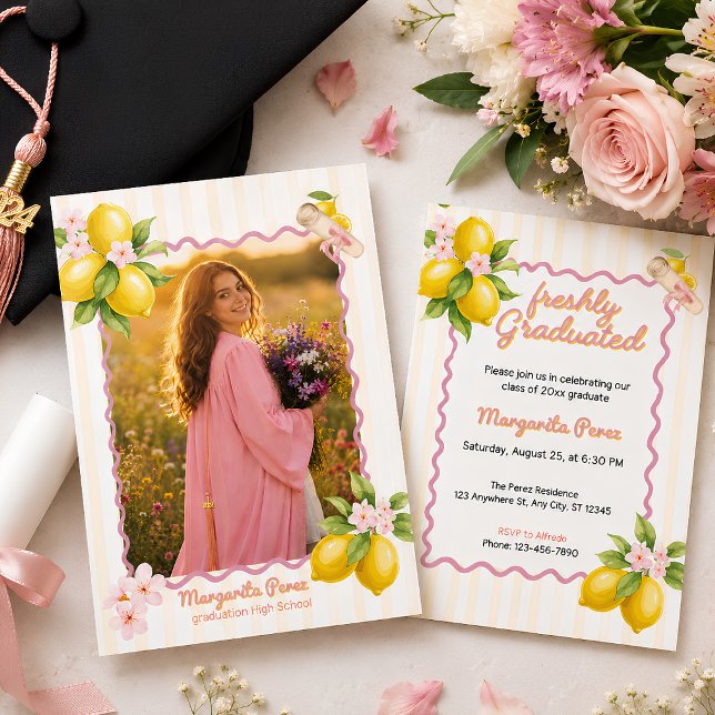 Freshly Graduated Invitation (Creator Uploaded)