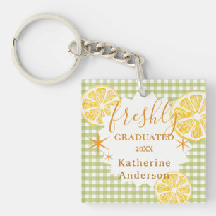 Freshly Graduated Lemon Gingaham  Keychain