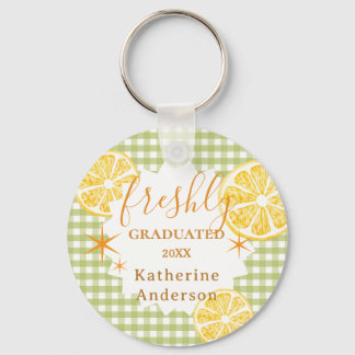 Freshly Graduated Lemon Gingaham  Keychain