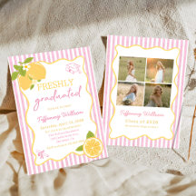 Freshly Graduated Lemon Graduation Party