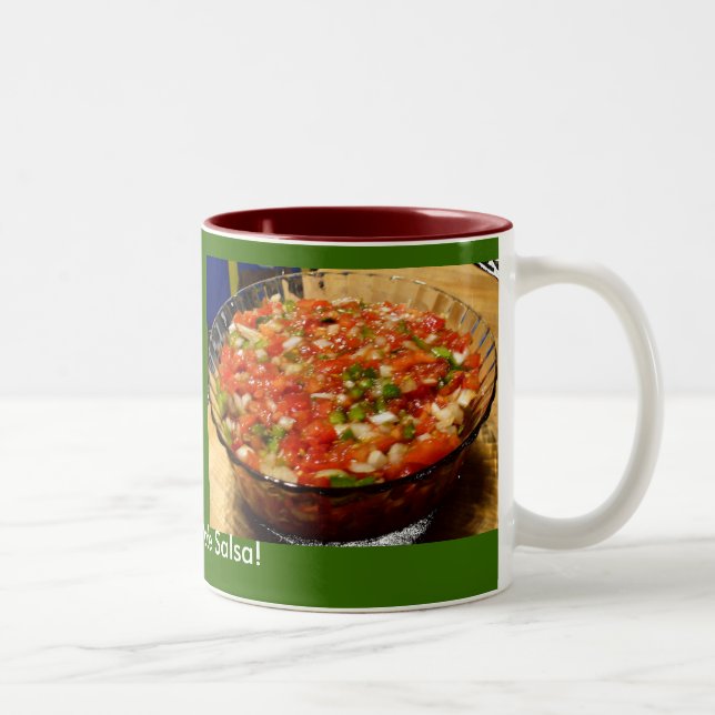 Freshly Made Salsa Two-Tone Coffee Mug (Right)