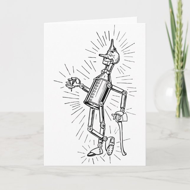 Freshly Oiled Tinman Card (Front)