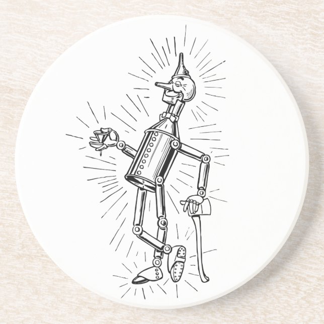 Freshly Oiled Tinman Coaster (Front)