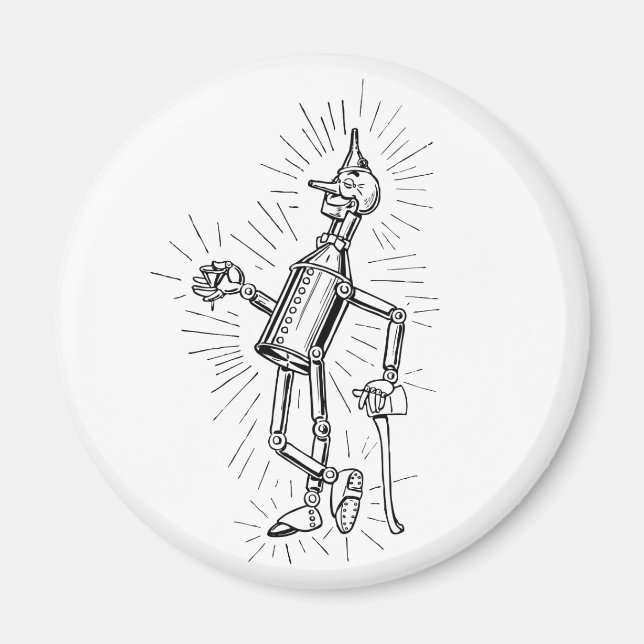 Freshly Oiled Tinman Magnet (Front)