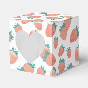 Freshly Picked Strawberries Favor Box