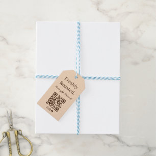 Freshly Roasted Lovingly Brewed Gift Tag