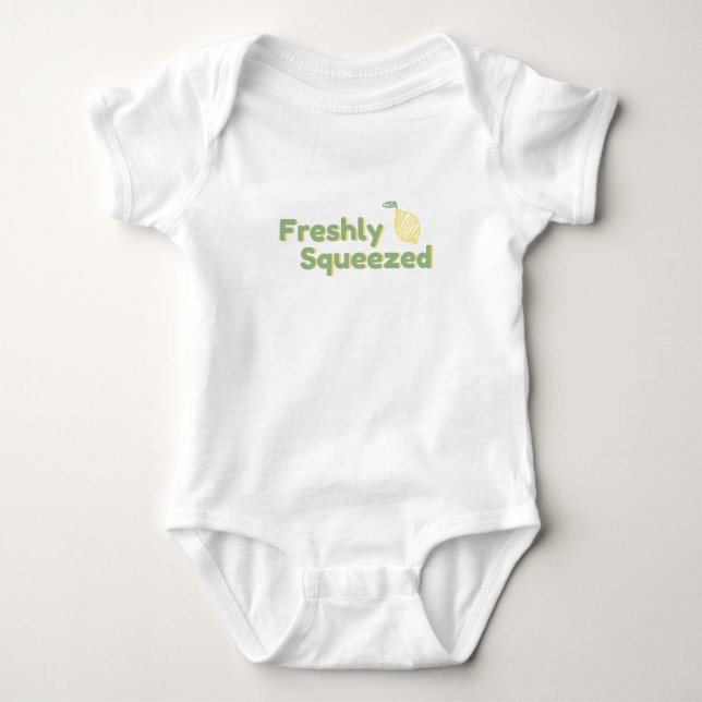 Freshly Squeezed Baby Bodysuit (Front)