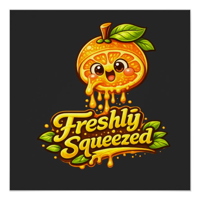 Freshly Squeezed - Feelin' Fruity - Foodie Fiends Poster (Front)