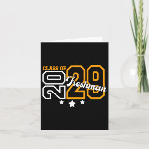 Freshman Cl Of 2029 Back To School Freshman 2029 Card