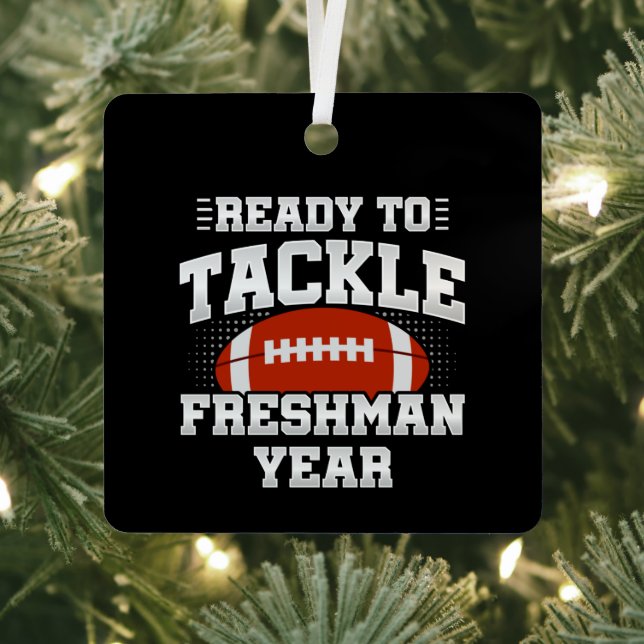 Freshman Class Football 9th Grade - Freshman Year Metal Ornament (Insitu)