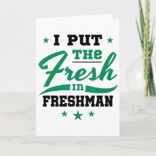 Freshman Year Ninth Grade 9th Funny Ck To School F Card