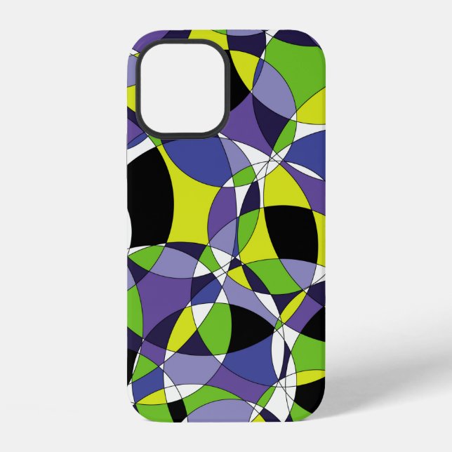 Freshness coloured abstract patternabstract, art,  iPhone case (Back)