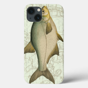 Freshwater Fish on Map iPhone 13 Case