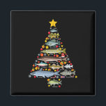 Freshwater Fish Species Christmas Tree Fishing Xma Magnet<br><div class="desc">Freshwater Fish Species Christmas Tree Fishing Xmas Men Kids</div>