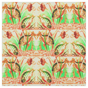 freshwater sunfish print fabric