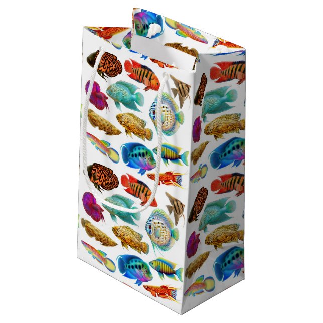 Freshwater Tropical Aquarium Fish Gift Bag (Back Angled)