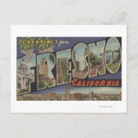 Fresno, California - Large Letter Scenes