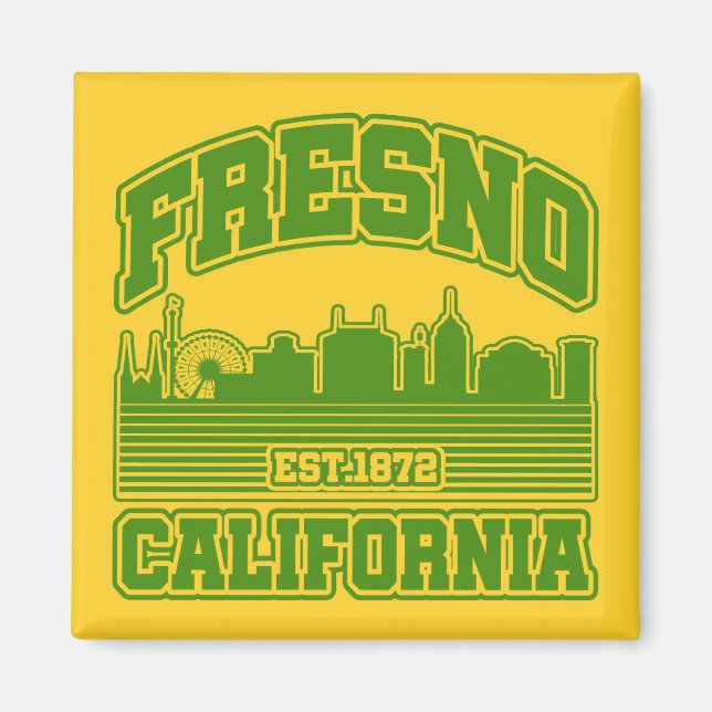 Fresno,California Magnet (Front)