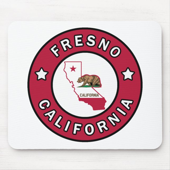 Fresno California Mouse Pad (Front)