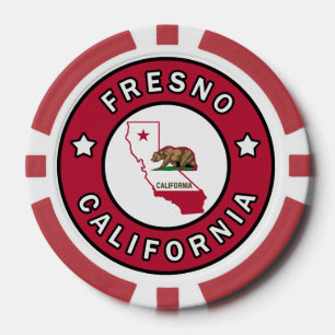 Fresno California Poker Chips