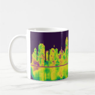Fresno California Skyline Coffee Mug