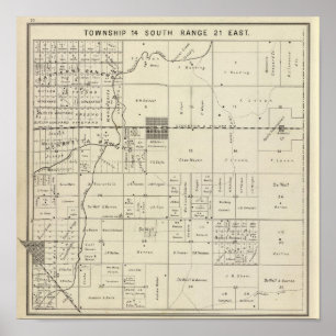 Fresno County, California 13 Poster