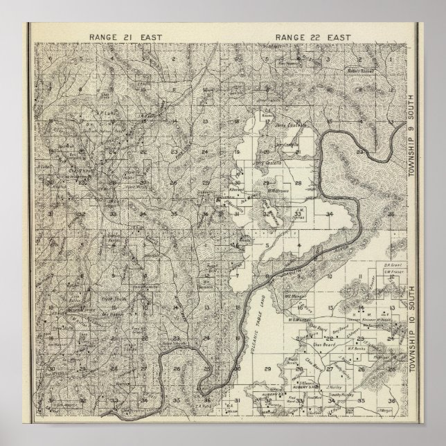 Fresno County, California 14 Poster (Front)