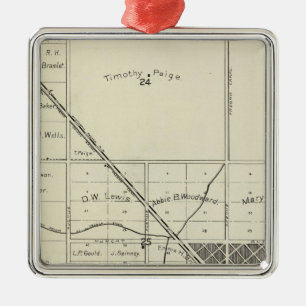 Fresno County, California 16 Metal Ornament