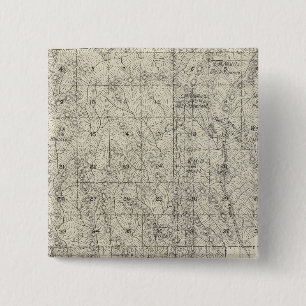Fresno County, California 17 2 Inch Square Button