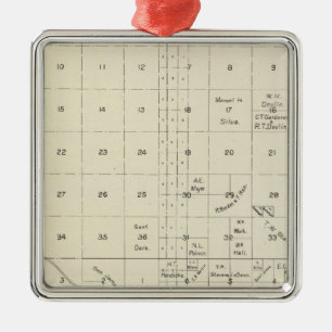 Fresno County, California 20 Metal Ornament