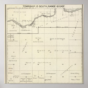 Fresno County, California 25 Poster