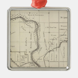 Fresno County, California 2 Metal Ornament