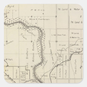 Fresno County, California 2 Square Sticker