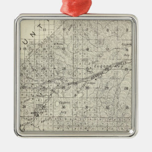 Fresno County, California 30 Metal Ornament