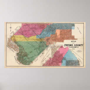 Fresno County, California 30 Poster