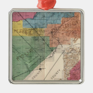 Fresno County, California 31 Metal Ornament