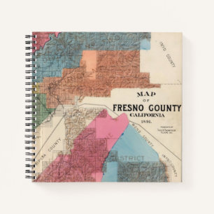 Fresno County, California 31 Notebook