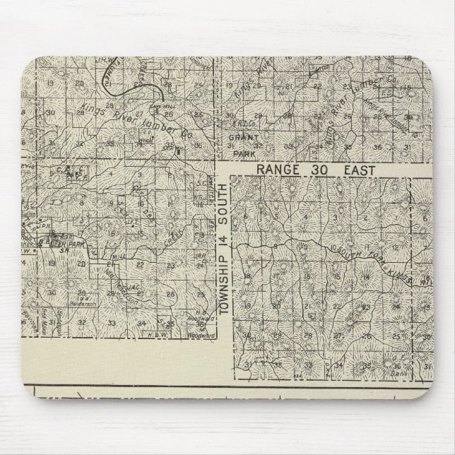 Fresno County, California 32 Mouse Pad (Front)