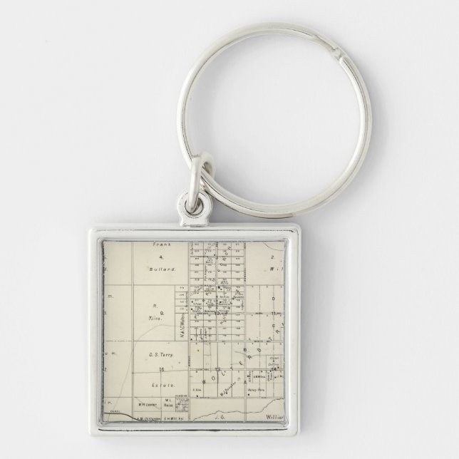 Fresno County, California 34 Keychain (Front)