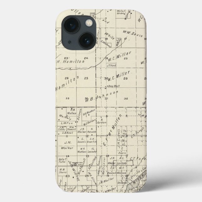 Fresno County, California 3 Case-Mate iPhone Case (Back)
